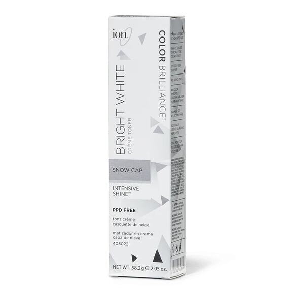 Ion Snow Cap Creme Toner Snow Cap Color Brilliance Intensive Shine PPD 2.05 oz. - Picture 1 of 4